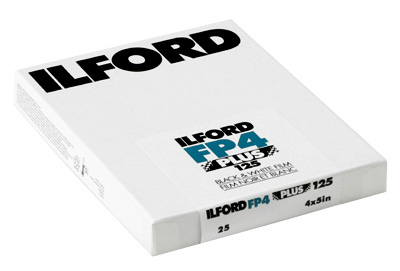 Ilford FP4 Plus 125 Large Format 4x5 Film (25) Ilford FP4 Plus 125 Large Format 4x5 Film (25)